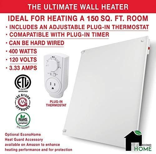 EconoHome Wall Mount Space Heater Panel